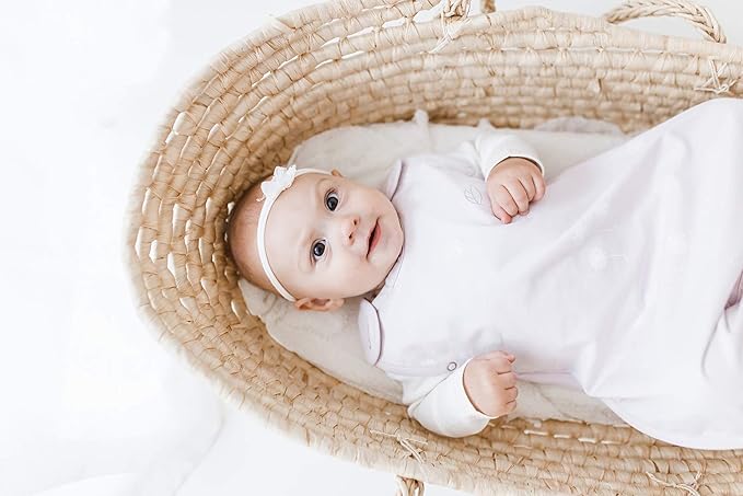 Ecolino Organic Cotton Baby Sleep Sack - 2-Way Zipper Baby Wearable Blanket - Infant to Toddler Sleeping Bag Sack - 2 Months - 2 Years - Dandelion