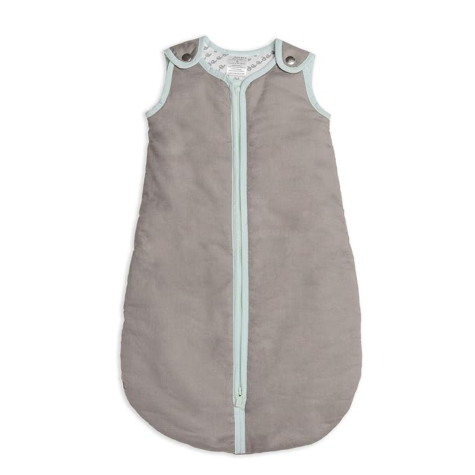 baby deedee Sleep Nest Sleeping Sack, Warm Baby Sleeping Bag fits Newborns and Infants, Gray Lagoon, Small (0-6 Month)