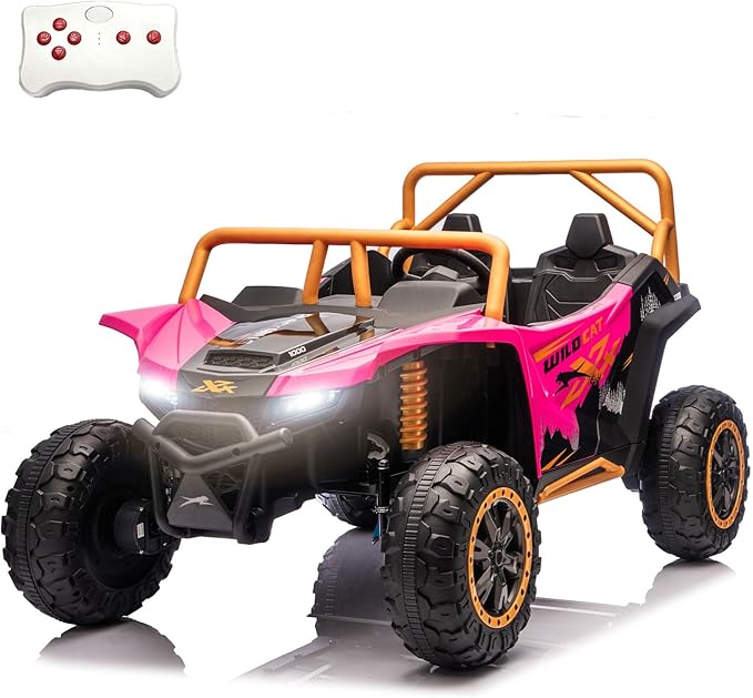 24V 4WD Kids Electric Car XXXL, 2-Seater Licensed Arctic Cat Kids Ride on UTV with Parent Remote Control, Bluetooth Music, LED Lights for Boys & Girls