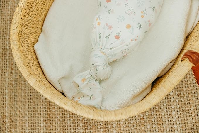 Copper Pearl Baby Swaddle Blanket - Premium Knit Baby Blanket, Large Soft Stretchy Receiving Blankets for Baby Boy and Girl, Swaddles for Newborn, Infant, and Toddler (Mabel)