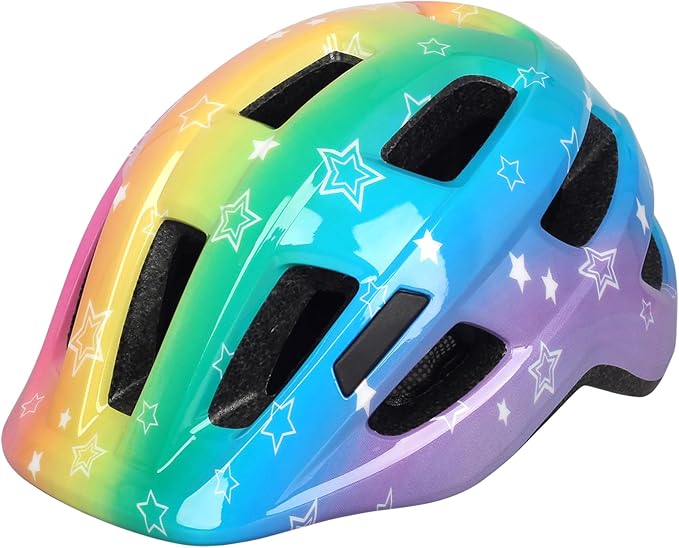 Kids Bike Helmet for Ages 1-8 Years, Adjustable Toddler Boys and Girls Helmets, Lightweight Child Infant Bicycle Cycling Scooter Sports Helmet 48-54cm