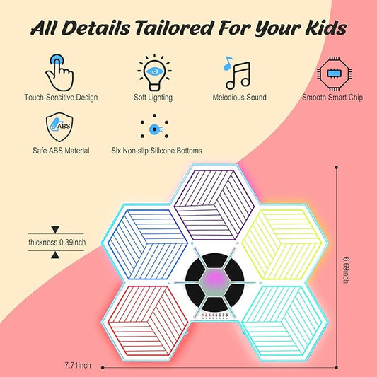 Yeaye Montessori Toys for Kids - 3 Fun Modes with 8 Level Challenges,Improved Hand Eye Coordination, Dynamic Memory, and Concentration, Screen for Ages 3+