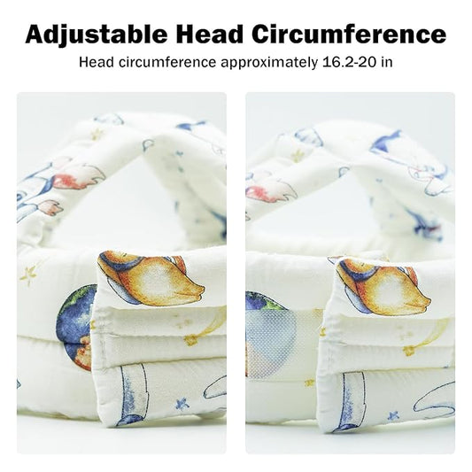 Baby Head Protector Baby Helmet for Crawling Walking, No Bumps Safety Head Adjustable Protective Cap for Walking, Playing (Style 5)