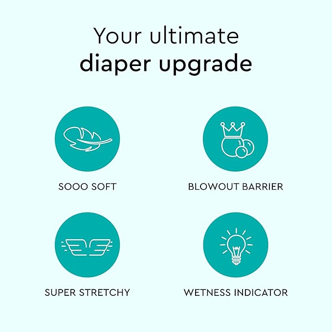 LILLYDOO Baby Diapers - Size 5 (24-35 lbs), Monthly Supply (132 Count), Leak Protection, Skin-Friendly, Ultrasoft, Perfume- & Chlorine-Free, Hypoallergenic, Dermatologist Tested, Oeko-TEX®