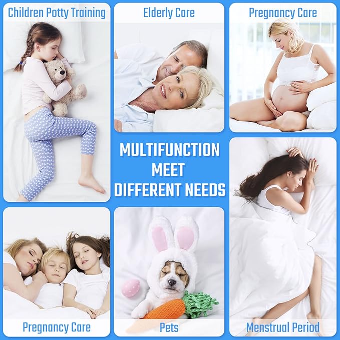 Extra Long Twin Mattress Protector Twin XL Waterproof Mattress Cover Matressprotector Washable Noiseless Premium Soft Cotton Terry Vinyl-Free for Pets Kids Adults 39" x 80"