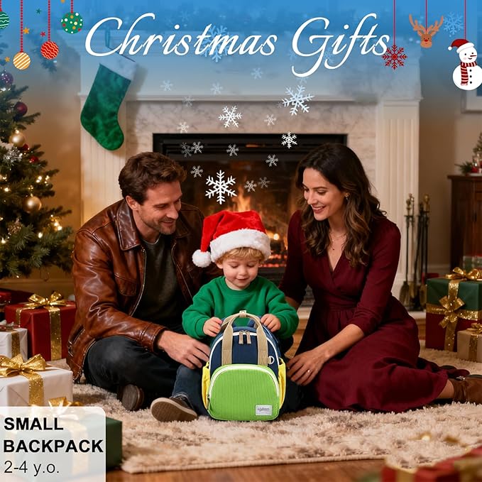 Bluboon Toddler Backpack for Girls Boys 2-4 Cute 12" Preschool Kindergarten Backpacks Kids Daycare Bags School Trave toddler boy christmas gifts for 2 3 4 year old boy