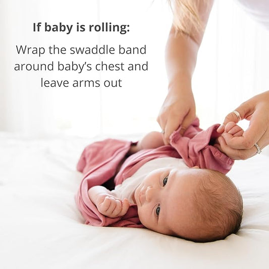 Dreamland Baby Viscose Swaddle Blanket (0-6 Months). 1.0 TOG Ultra Soft Swaddle Blanket w/Built in Band. 97% Viscose, 3% Spandex (Ocean). Mom-Owned US Business, Premium Materials