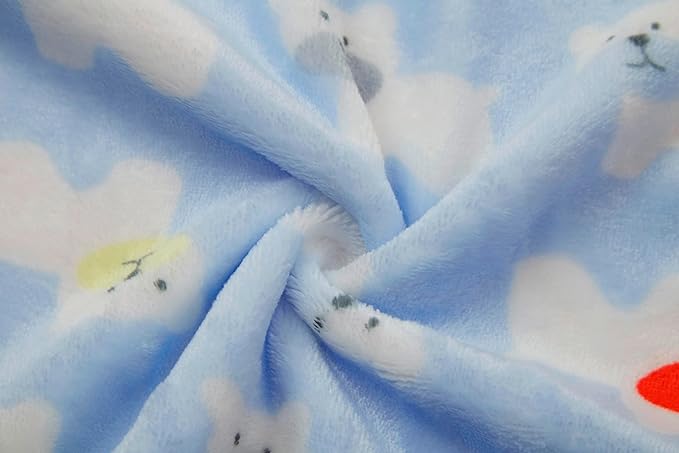 Toddler Robes Cute Pattern Bathrobe Unisex Kids Robe Baby Flannel Hoodie Pajamas Sleepwear