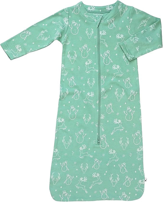 Babysoy Long Sleeve Wearable Blanket Sleep Sack, Infant to Toddler Sleeping Bag, Choose from size 0-24 Months