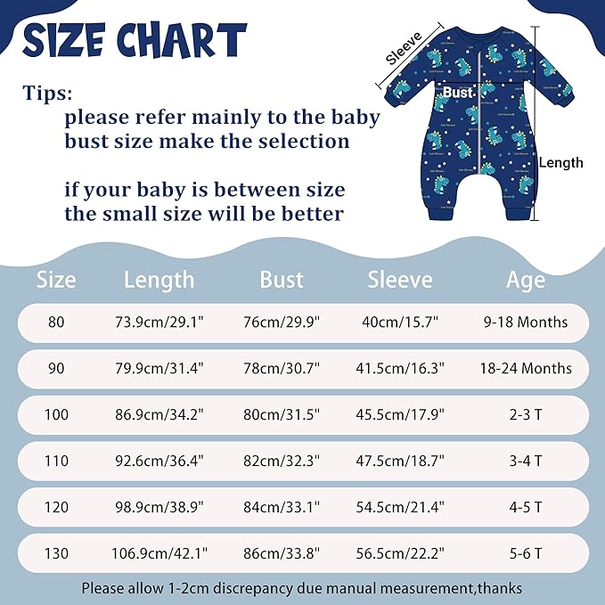 MICHLEY Toddler Flannel Sleeping Sack with Feet,Long Sleeve Baby Sleeping Bag 3-Way Zipper Super Warm Wearable Blankets