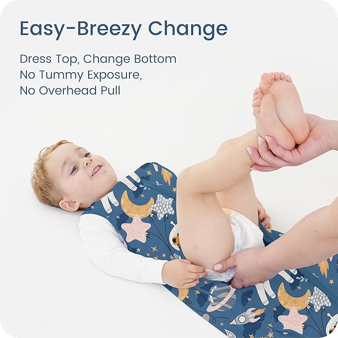 Toddler Sleep Sacks 2T-3T-4T, 0.5 TOG Light Summer Wearable Blankets, Extra Long XL Sleeping Bags, 2 Pack
