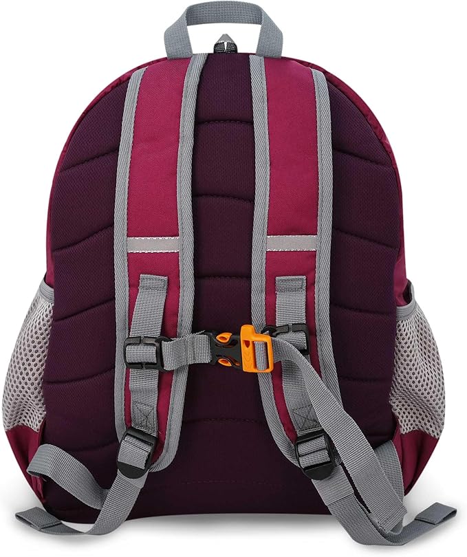 JAN & JUL Kids' Water Resistant Backpack for School, Lightweight Schoolbag for Boys and Girls (Wildberry, One Size)