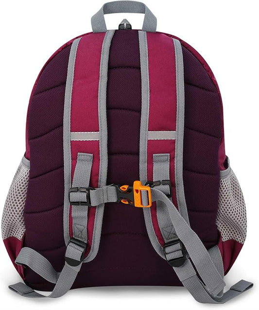 JAN & JUL Kids' Water Resistant Backpack for School, Lightweight Schoolbag for Boys and Girls (Wildberry, One Size)