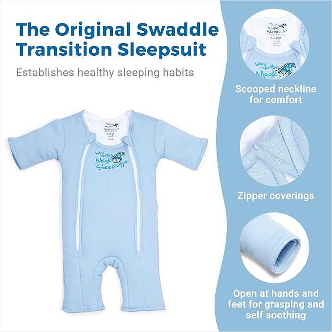 Magic Sleepsuit Baby Merlin's Microfleece Baby Swaddle Transition Product