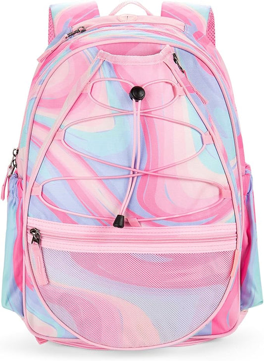 Choco Mocha Kids Tennis Bag Kids Tennis Backpack Youth & Junior Tennis Bag 16 Inch
