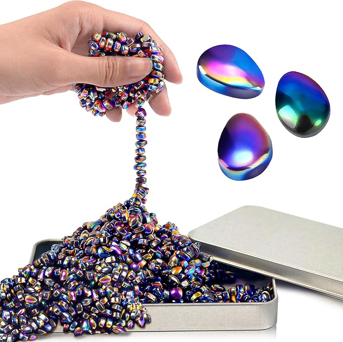 Christmas Stocking Stuffers Gifts for Teen Girl Boy Adult Men 500pc Magnetic Fidget Toys Sensory Autism ADHD Office Desk Stress Anxiety Magnet Beads Balls Stones Cool Gadget Valentine's Day