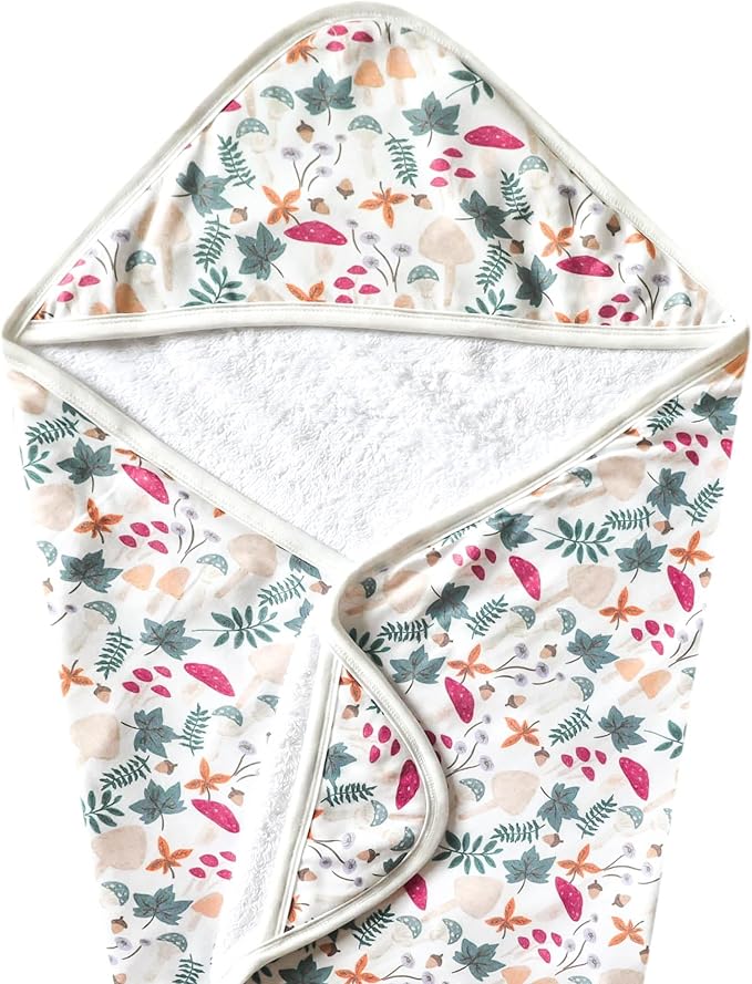 Copper Pearl Hooded Bath Towels Premium Knit/Terry Cloth Baby Towels with Hood, Pockets, and Cool Designs - Great to Gift and Make Bath Time Fun - Baby Bath Towel, Ivy