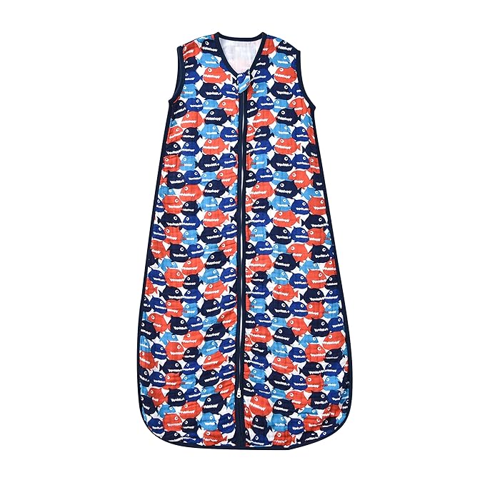 Baby Sleep Sack 2-4 T Boys & Girls Wearable Blanket 100% Organic Cotton 0.5 TOG Toddler Sleeping Sack 2- Way Zipper X-Large Muslin
