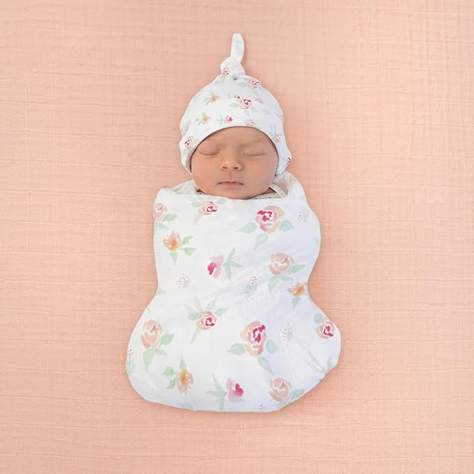 SwaddleDesigns Softest Cotton Muslin Fitted Crib Sheet, Toddler Sheet for Boys & Girls, Fits Standard Crib Mattress (28 x 52 inches), Peach Blush