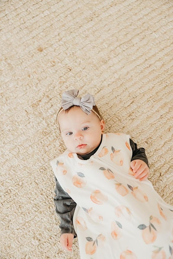 Copper Pearl Sleep Sack: Warm and Cozy Baby Bag in a Variety of Trendy Designs, Safe Alternative to Blankets, Sleeveless Baby Sleep Sack Swaddle Sizes Newborn to 24 Months - Caroline