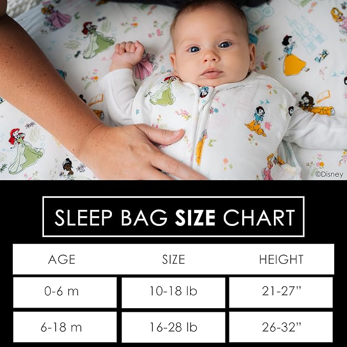 Milk Snob Disney Baby Sleeping Sack, Sleeveless Sleep Bag and Wearable Zip Up Blanket for Girl and Boy, Newborn Infant Shower
