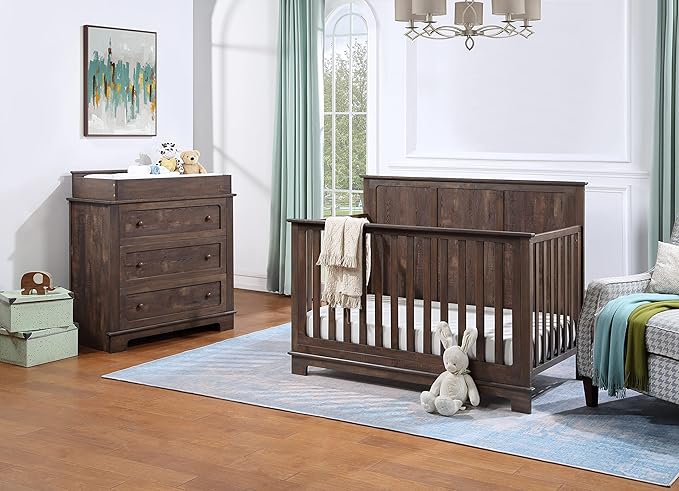 Suite Bebe Grayson Toddler Guard Rail Rustic Barnwood