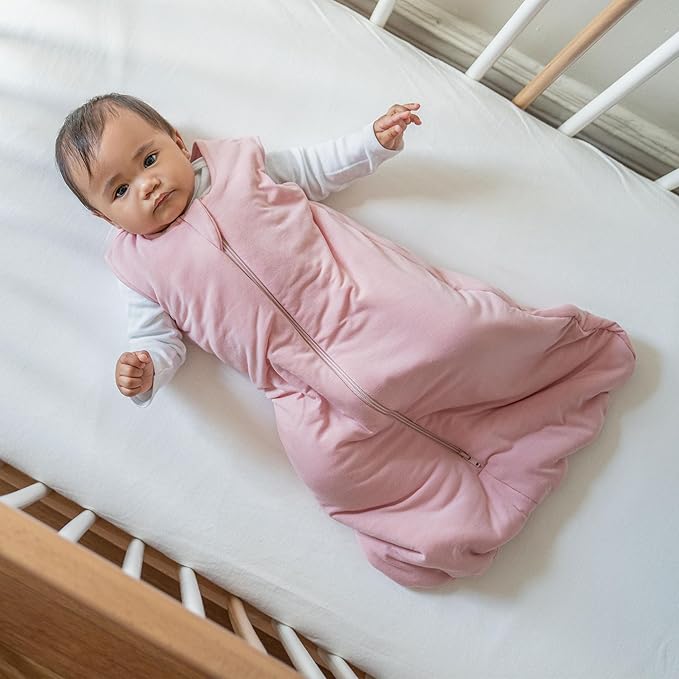 HALO SuperSoft Bamboo Wearable Blanket 1.5 TOG – Buttery Soft, Plush Baby Sleep Sack for Newborns, Infants & Toddlers, Hip-Healthy Design, Machine Washable, 18 – 24 Months, X-Large, Dusty Pink