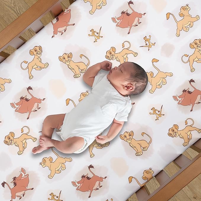 Lambs & Ivy Disney Baby Lion King Safari 3-Pc Infant Nursery Crib Bedding Set