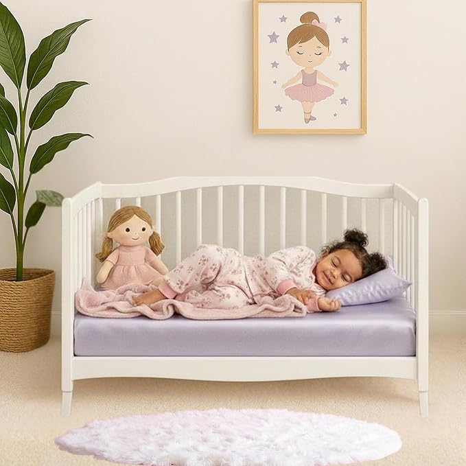 Mulberry Park 19 Momme Silk Pillowcase for Kids & Toddlers - Prevents Bed Head & Frizz, Gentle on Delicate Skin & Hair - Grade 6A Pure Mulberry Silk - 13" x 19" / Peaceful Purple