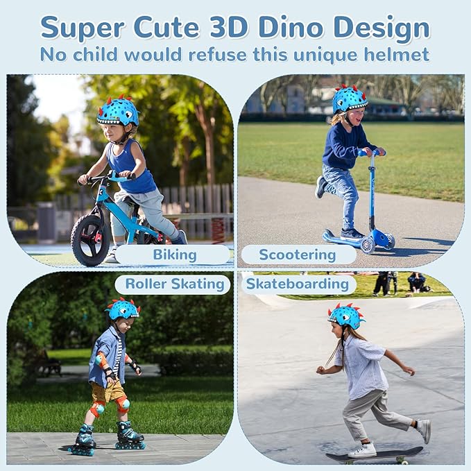 Toddler Helmets 2-4 Years, Lightweight Kids Bike Helmet for Year Boys Girls Multi-Sport Protection with 11 Vents, Child Toddler Bike Helmet for Bicycle Skateboard Scooter Roller