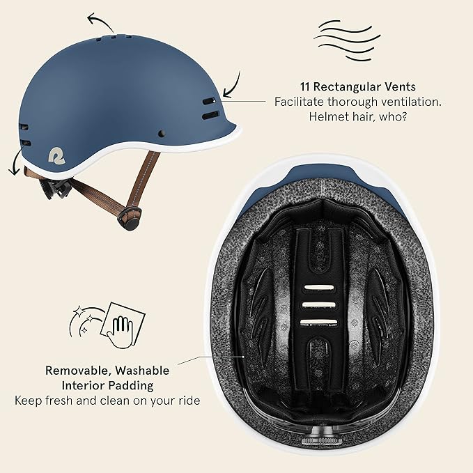 Retrospec Remi Kids Bike Helmet with Built-in Sun Visor - Adjustable Youth Safety Gear for Cycling, Skating & Scooters - 11 Air Vents, Washable Padding & Reflective Straps