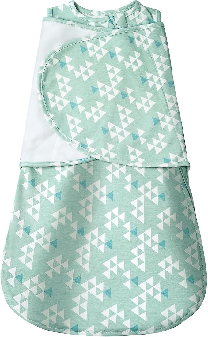 Sleepsack Swaddle,Sleep Sack 6-12 Months,Adjustable Wearable Transition Blanket,Miracle Swaddles for Babies Large,100% Cotton(Green)