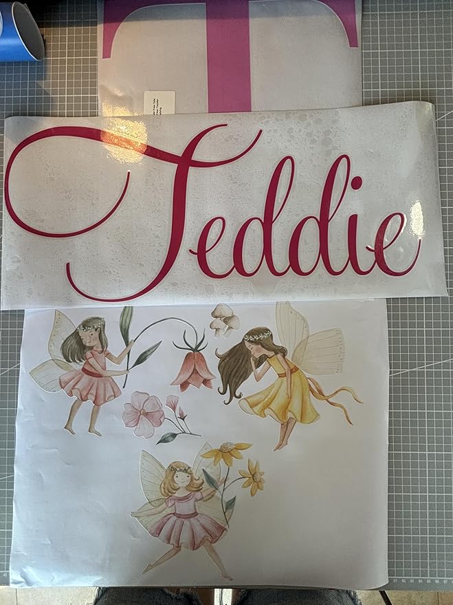 Custom Name Fairy Wall Decals - Whimsical Nursery Decor, Peel-and-Stick Wall Stickers for Kids Rooms, Bedrooms & Playrooms