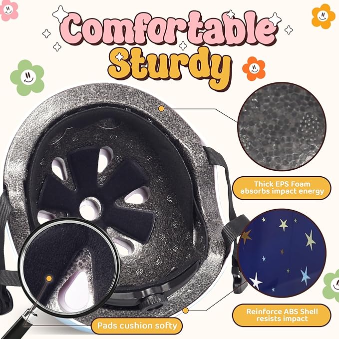 Toddler Kids Bike Helmet,Adjustable for Child Boys Girls,Multi-Sport & Ventilation for Bicycle Scooter Skateboard Skate