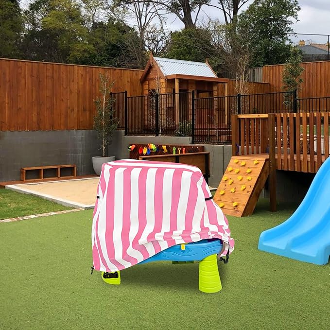 Kids Water Table Cover Fit Rain Showers Splash Pond Water Table,Waterproof Dust Proof Anti-UV Outdoor Toys Cover-Cover only