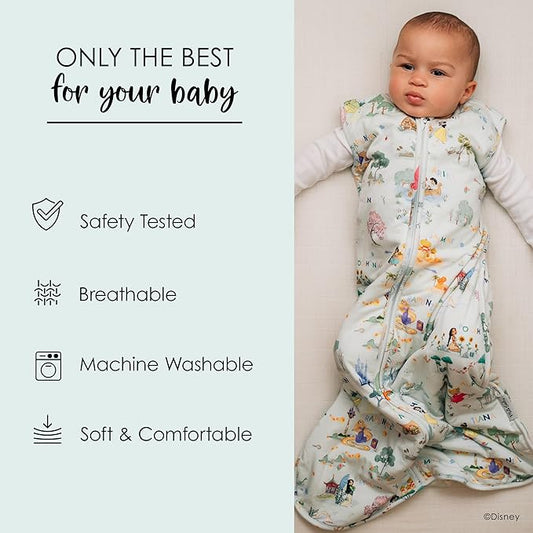 Milk Snob Disney Baby Sleeping Sack, Sleeveless Sleep Bag and Wearable Zip Up Blanket for Girl and Boy, Newborn Infant Shower