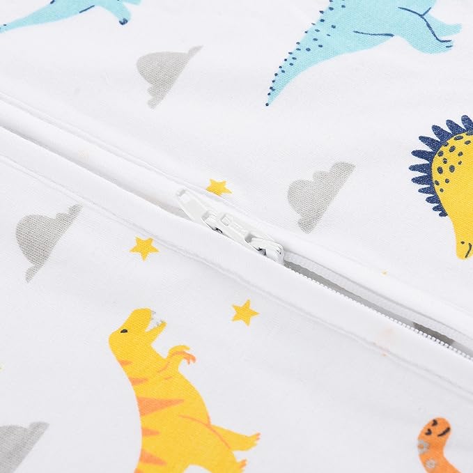 Mama Cheetah Toddler Sleep Sack with Feet, 1.0 TOG Organic Cotton Baby Wearable Blankets with Legs, Baby Sleeping Bag for Walkers, Early Walker 6-18 Month