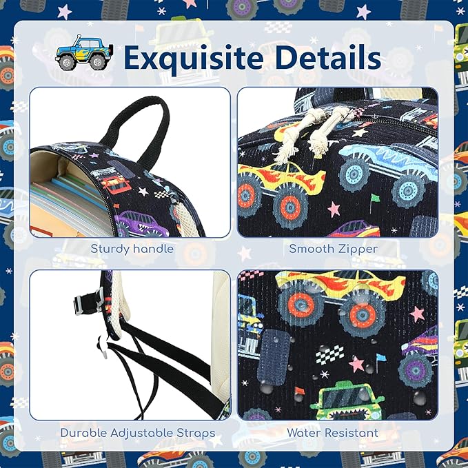 CAMTOP Kids Backpack Preschool Kindergarten Bookbag Toddler School Bag for Boys and Girls | Preschool, Kindergarten, Bookbag, Toddler