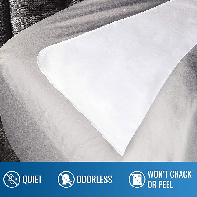 DMI Waterproof Sheet, Mattress Protector and Cover, Reversible, Flat Fit, White, 36 x 72