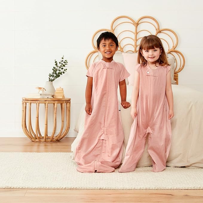 ergoPouch Sleep Suit Bag 1.0 TOG – Baby Sleep Sack & Wearable Blanket, 2-in-1 Convertible Sack to Suit with Legs for Safe Movement, Regulates Temperature Overnight, Unisex (8-24 Months, Berries)