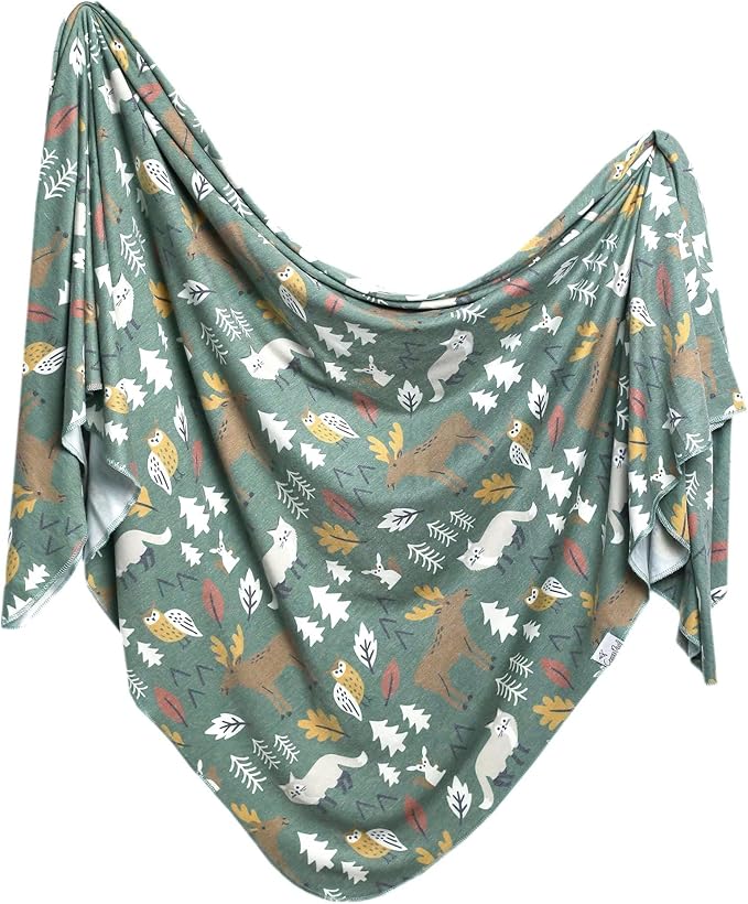 Copper Pearl Large Premium Knit Baby Swaddle Receiving Blanket Atwood