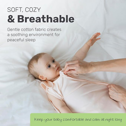 Cozy Cotton Baby Sleep Sack, Ultra-Soft Premium Warm Baby Sleep Sack for Restful Nights, Adorable Patterns