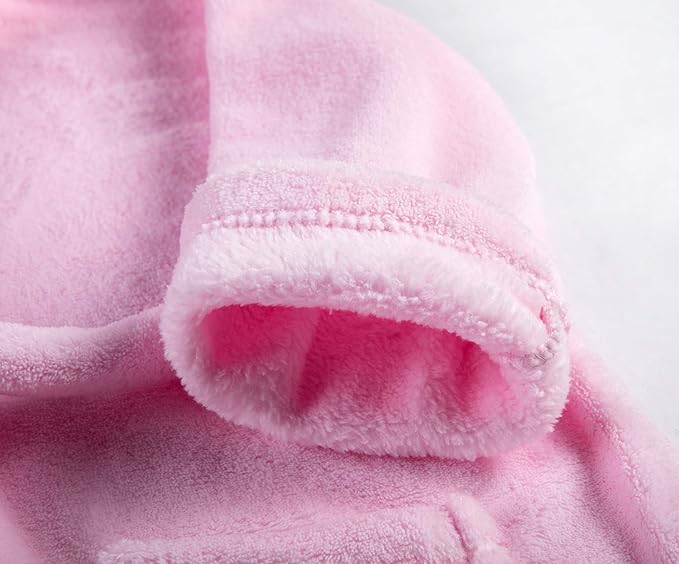 Kids Boys Girls Shark Soft Hooded Bathrobe Toddler Robe with Animal Hood