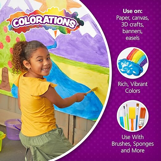 BioColor FBIOYE Fluorescent Yellow Paint - 16 oz.