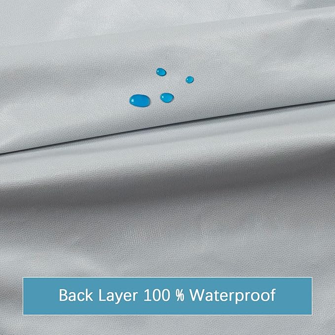 Queen Mattress Protector Waterproof, Noiseless & Soft Coverage Queen Size Mattress Cover Fitted Sheets with Deep Pocket up to 14", Super Breathable & Easy Wash Mattress Protector