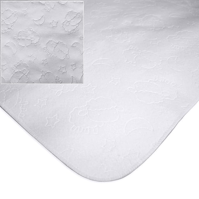 American Baby Company 2 Pack Waterproof Flat Crib Mattress Pad Cover 52" x 28" - Quilted, Noiseless, Soft & Breathable Crib and Toddler Mattress Protector for Babies, Adults and Pets