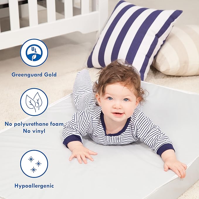 DaVinci Complete Slumber MINI Crib Mattress, Firm support, Lightweight, Waterproof, Greenguard Gold Certified