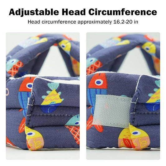 Baby Head Protector Baby Helmet for Crawling Walking, No Bumps Safety Head Adjustable Protective Cap for Walking, Playing (Style 4)