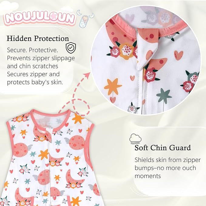 Toddler Sleep Sacks Sleep Sack 3T 4T 5T with legs Cozy comfy Baby Warable Blanket with 2-Way Zipper(3T-5T)
