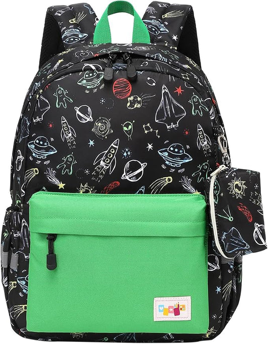 mygreen Toddler Backpack, Kids Backpack for Boys and Girls with Chest Strap | with Chest Strap